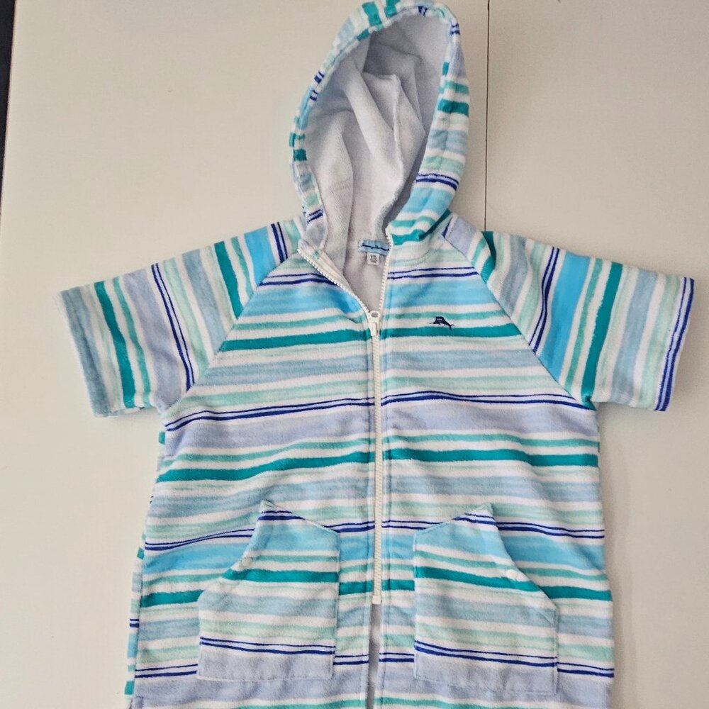 Tommy bahama towel hoodie Kids Swim Cover Up Size L/XL 7-12